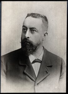 フランスの歴史家、アルフレッドランボー（1842-1905）の肖像。 作： French Photographer